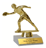 Participation Trophies with Marble Platform - Disc Golf