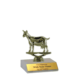 Participation Trophies with Marble Platform - Goat