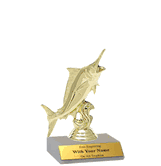 Participation Trophies with Marble Platform - Marlin