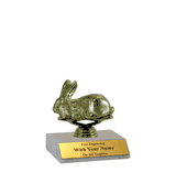 Participation Trophies with Marble Platform - Rabbit Figure