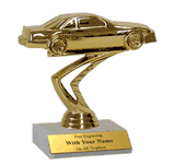 Participation Trophies with Marble Platform - Stock Car