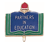 Partners In Education Lapel Pins