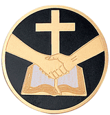 Partners In Faith Cross Medal Insert (Etched)