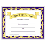 Perfect Attendance Certificates