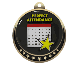 Perfect Attendance Medals