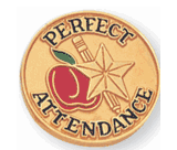 Perfect Attendance Pin (BR Series)