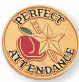 Perfect Attendance Pin (BR Series)