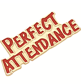 Perfect Attendance Pins