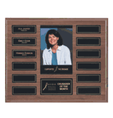 Perpetual Employee Plaque with Magnetic Plates