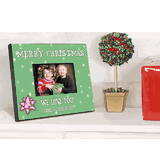 Personalized Green Holiday Picture Frame