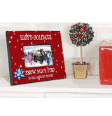 Personalized Red Holiday Picture Frame