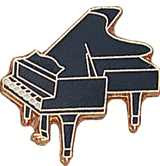 Piano Lapel Pins