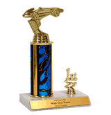 Pinewood Derby Year Trim Trophies