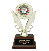 Poker Insert Trophy