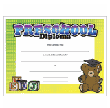 Preschool Diploma Certificate