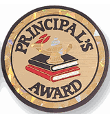 Principal's Award Mylar Decal Medal Insert