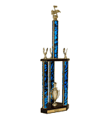 Quick-Ship Two-Tier 3-Column Trophies - Music