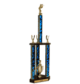 Quick-Ship Two-Tier 3-Column Trophies - Paintball