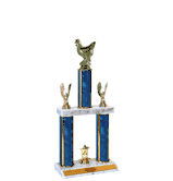 Quick-Ship Two-Tier Trophies - Chicken