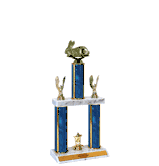 Quick-Ship Two-Tier Trophies - Rabbit