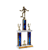 Quick-Ship Two Tier Trophies - Skateboarding