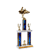 Quick-Ship Two-Tier Trophies - Snowmobile