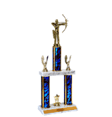 Quick-Ship Two-Tier Trophies with Archery Figure