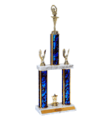 Quick-Ship Two-Tier Trophies with Ballet Figure