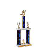 Quick-Ship Two-Tier Trophies with Goalie Figure