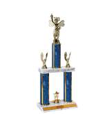 Quick-Ship Two-Tier Trophies with Spelling Bee Figure