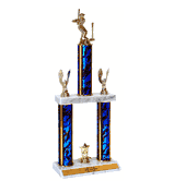 Quick-Ship Two-Tier Trophies with T-Ball Figure