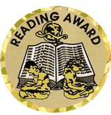 Reading Award Mylar Decal Medal Insert