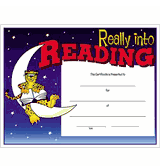 "Really Into Reading" Certificate