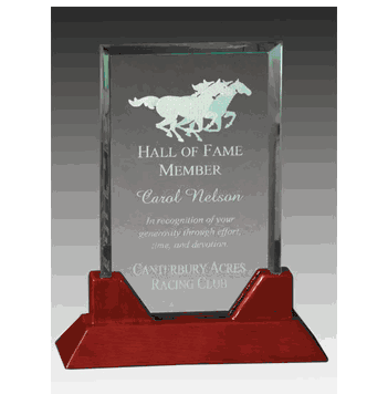 Rectangle Prestige Award - Glass - Click to enlarge