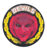 Red Devils Mascot Medal Insert