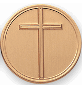 Religious Cross (501111) Litho Medal Insert