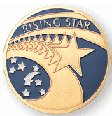 Rising Star Medal Insert (Etched)