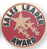 Sales Leader Award Medal Insert (Etched)