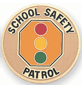 School Safety Patrol Medal Insert (Etched)