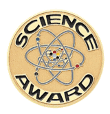 Science Award Medal Insert (Etched)