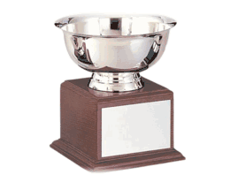 Silverplate Steel Championship Trophies