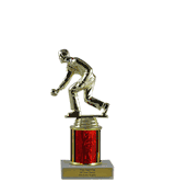 Single Column Budget Trophy - Bocce Ball