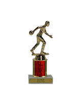 Single Column Budget Trophy - Bowler