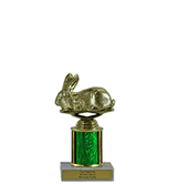 Single Column Budget Trophy - Bunny Rabbit