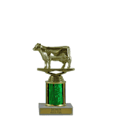 Single Column Budget Trophy - Cow