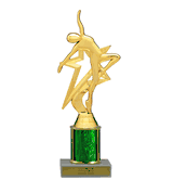 Single Column Budget Trophy - Dance