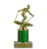 Single Column Budget Trophy - Downhill Skiing