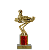 Single Column Budget Trophy - Go Kart