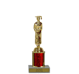 Single Column Budget Trophy - Graduate