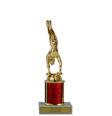 Single Column Budget Trophy - Gymnast Figure